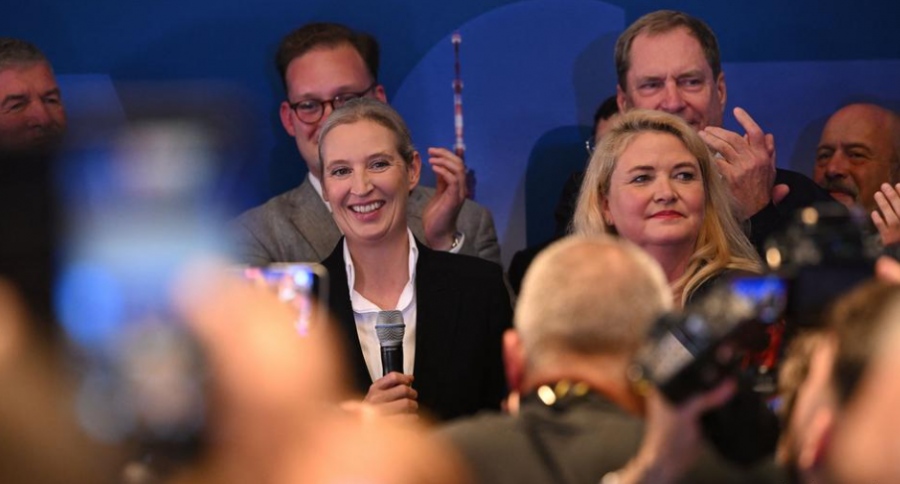 Σεισμός - Η Weidel καλεί το CDU να εγκαταλείψει το «δημοκρατικό τόξο» και να συνεργαστεί με AfD