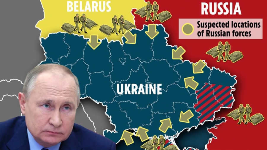 Πόλεμος νεύρων στην Ουκρανία: Σαμποτάζ και εκρήξεις φέρνουν εκκενώσεις και επιστράτευση - Για επίθεση μιλούν οι ΗΠΑ, για προβοκάτσια και ασκήσεις η Ρωσία